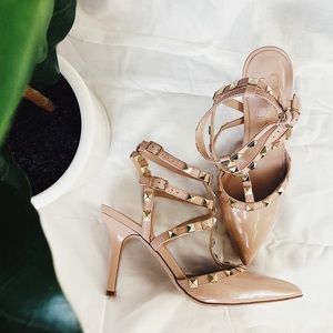 // chic studded heels //